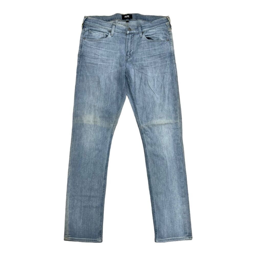 Paige Light Wash Croft Jeans 34
